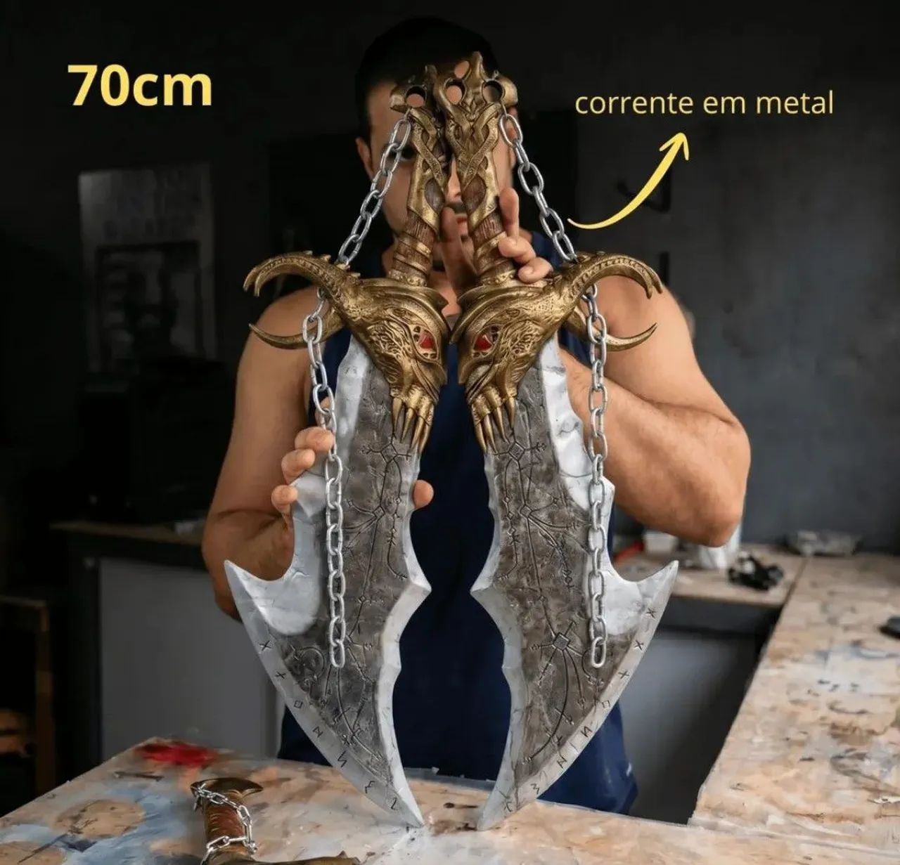 Lâminas do caos God of war  - Foto 3