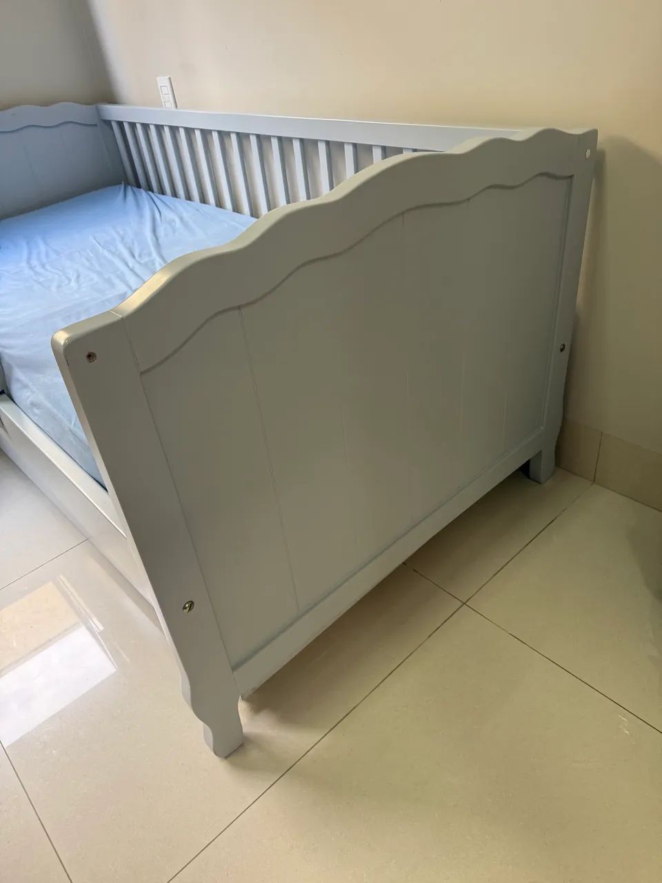 Cama infantil madeira com cama auxiliar  - Foto 3