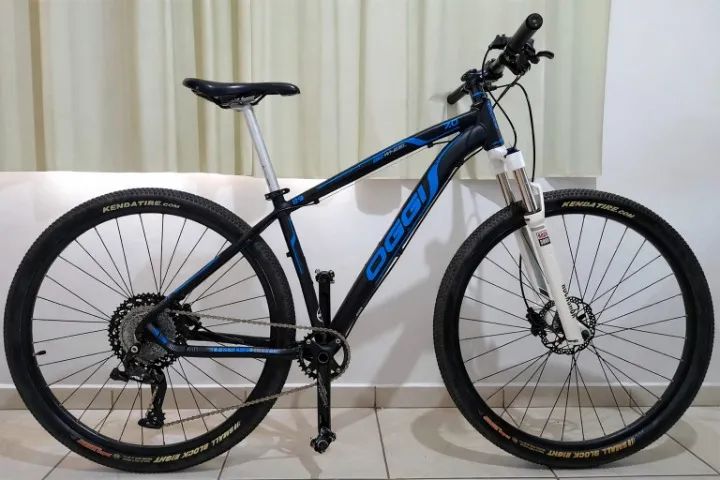 Bicicleta OGGI, 10x no CARTÃO, MUITO NOVA, pedal SHIMANO, coroa 1x11, bike suspen ROCKSHOX - Foto 2