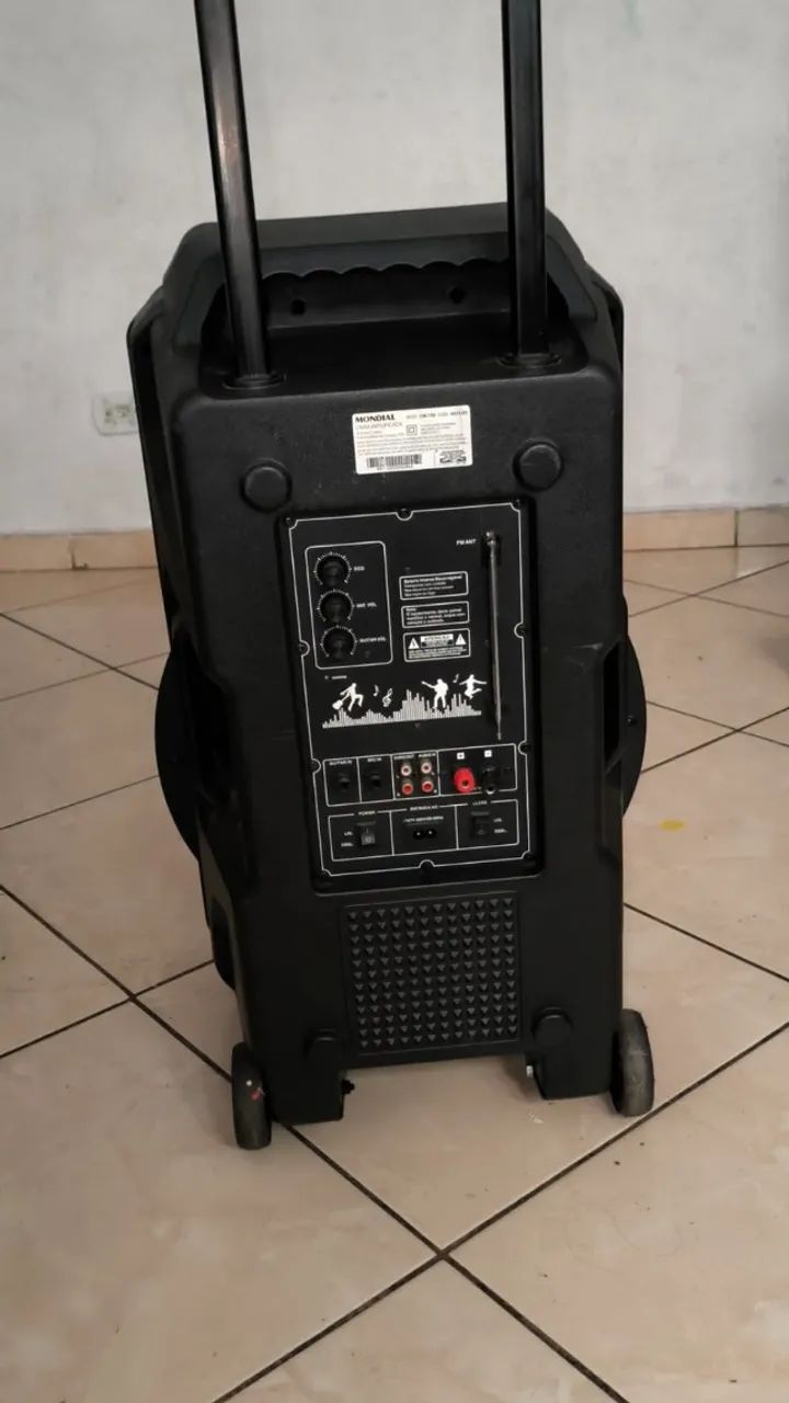 Caixa de Som Amplificada Mondial CM 700 (15 Polegadas) - Foto 5