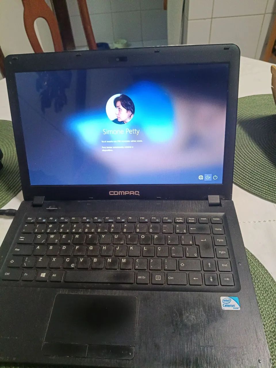 Notebook Compaq (Com defeitos mas funciona) - Foto 3