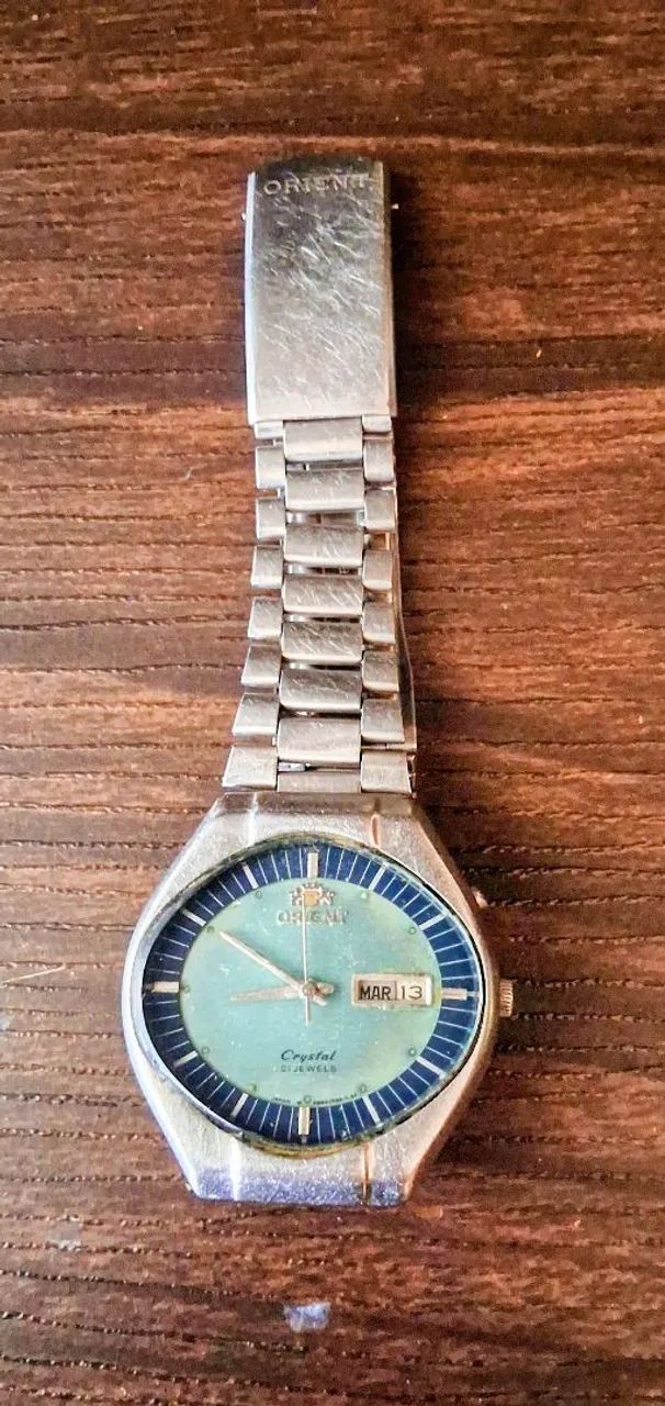 Relógio automatico masculino Orient Crystal - Foto 2