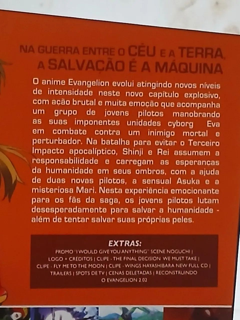 Dvd Evangelion 2.0 duplo com luva - Foto 4