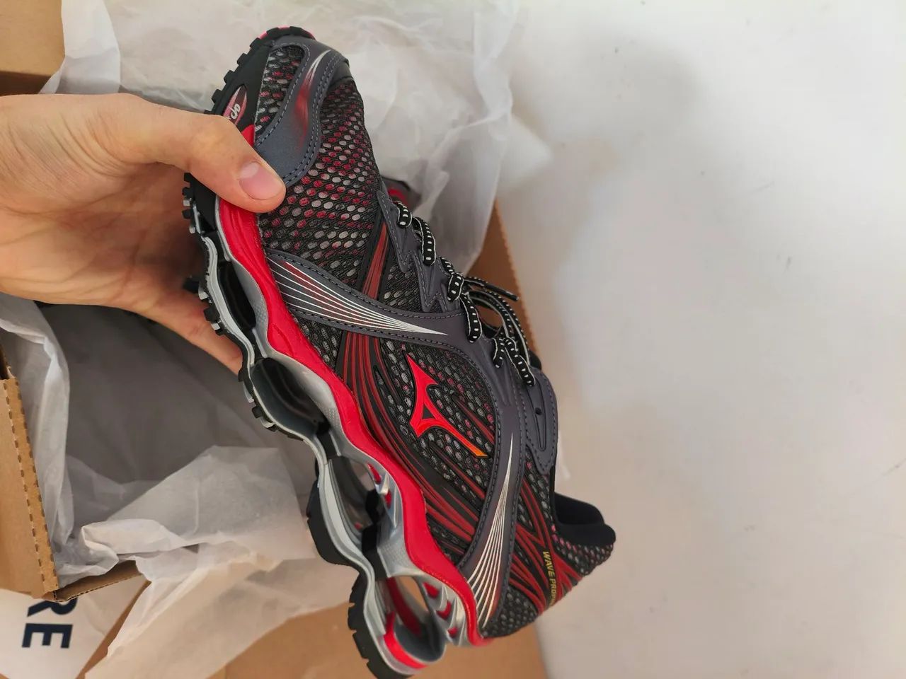 Tênis Mizuno Wave Prophecy 1 Vermelho  - Foto 2