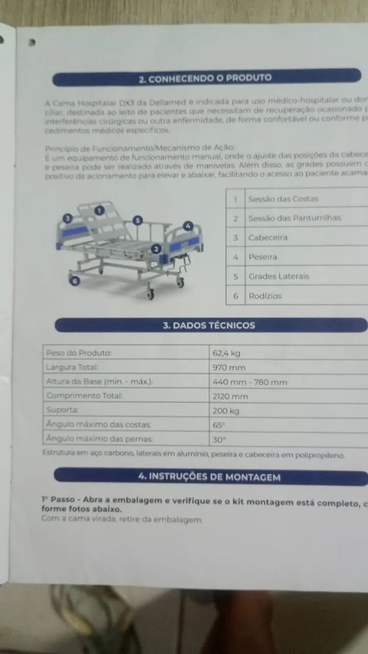Cama hospitalar - Foto 4