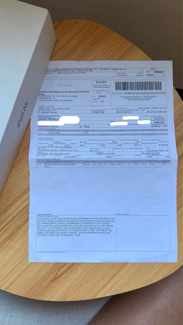 iPad Air 3ª Geração 256Gb Wi-Fi Rosê Gold - Foto 6