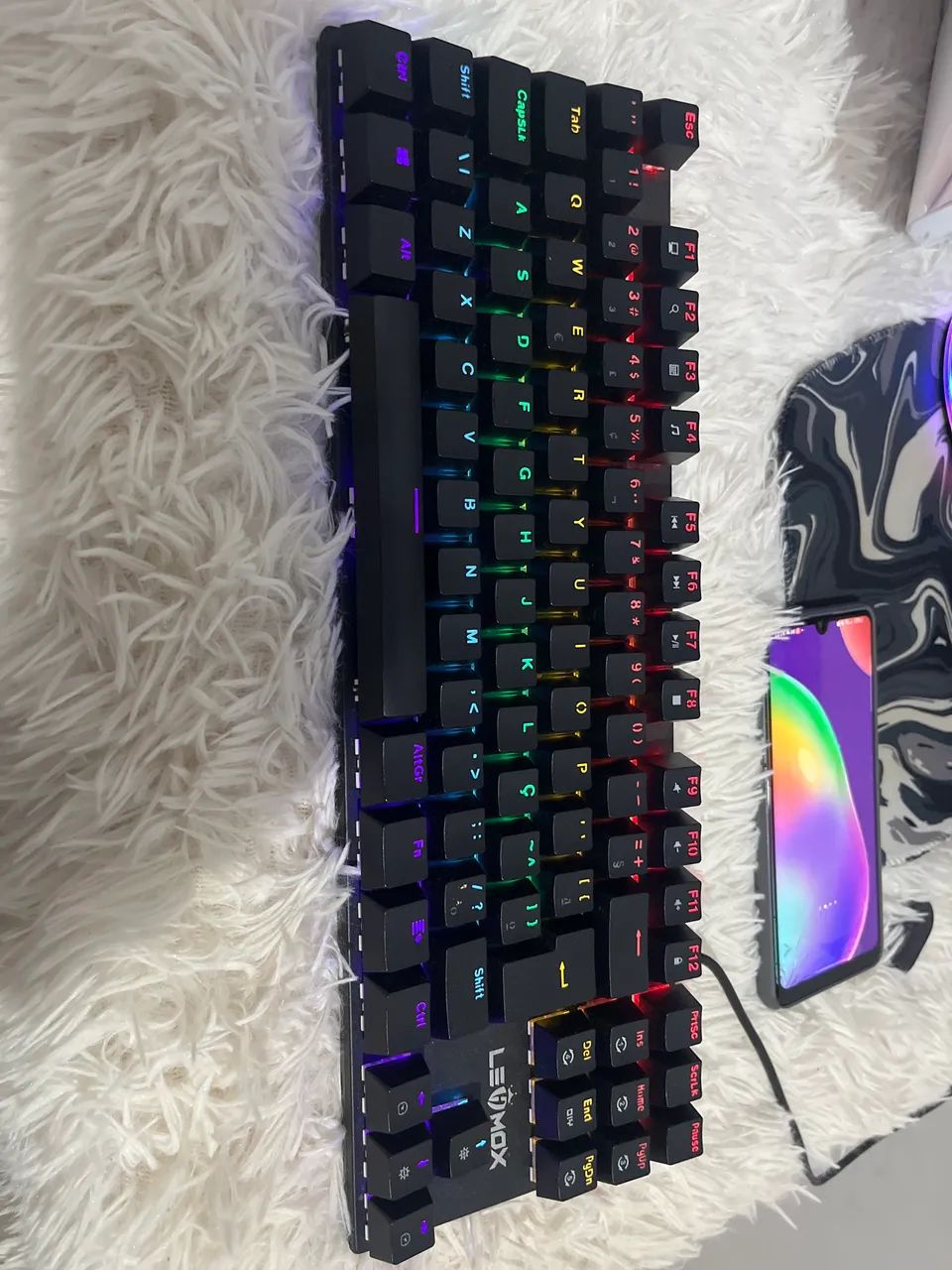 Teclado Mecânico Gamer Lehmox seminovo - Foto 3