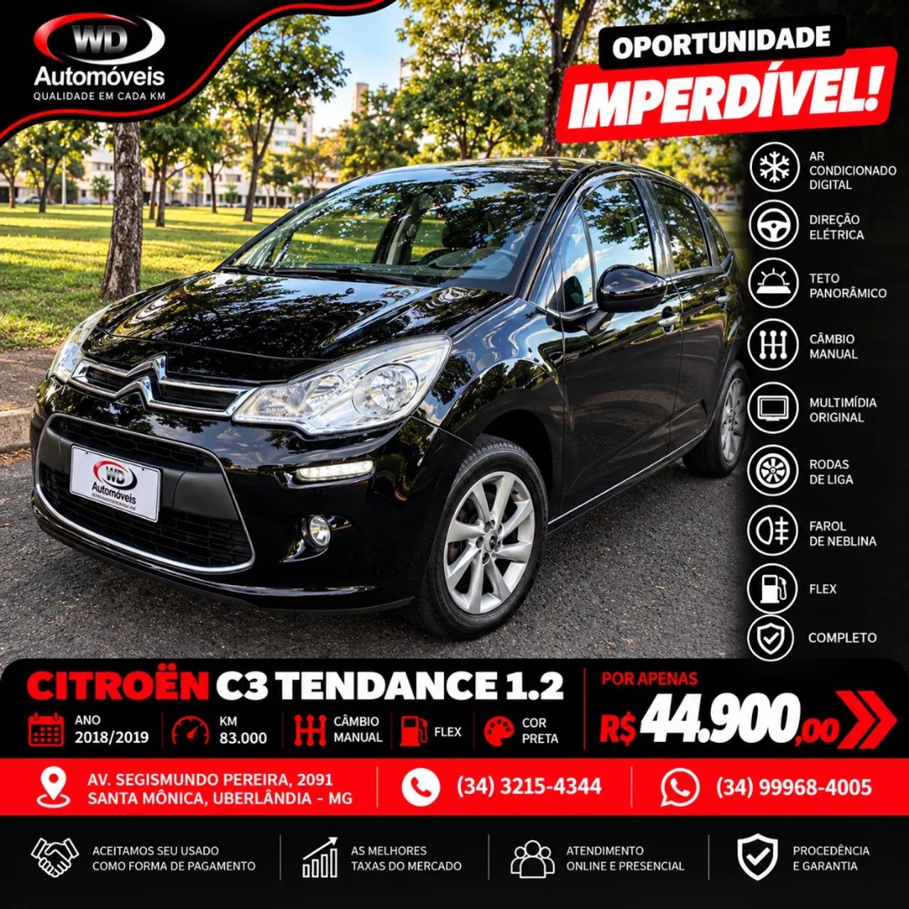 Citroën C3 1.2 PURE TECH FLEX TENDANCE MANUAL 2019