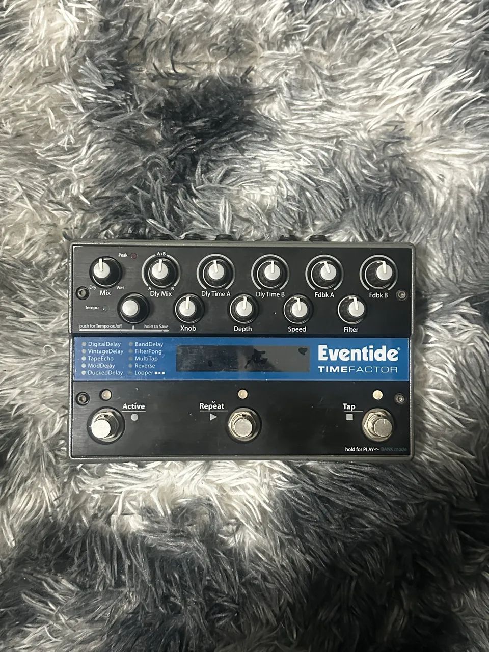 Pedal Eventide Timefactor delay tap preset