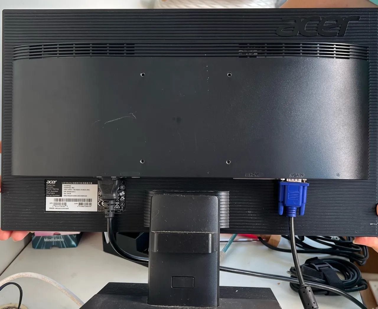 Monitor Acer V206HQL em perfeito estado.  - Foto 2