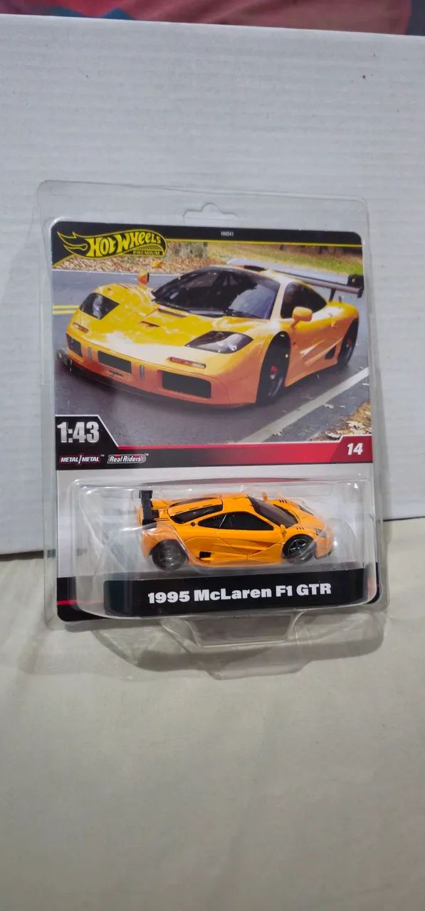 【日本未発売】ホットウィール1/43 1995 McLaren F1GTR 1995 McLaren F1 GTR Hotwheels 1:43 - Hobbies e coleções - Vila