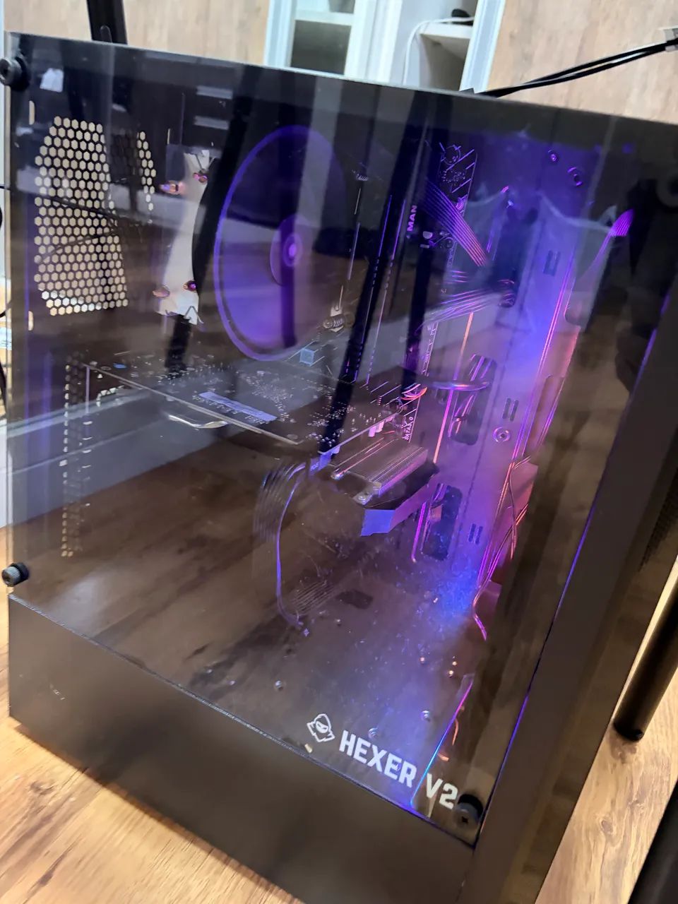 PC e Monitor Gamer - Ryzen 5 5500 e RX 580 8gb