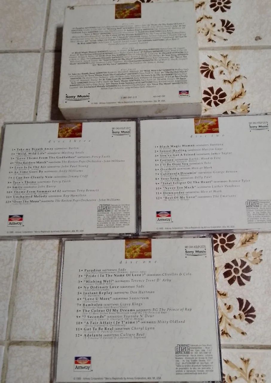 Box De CD AMWAY COLLECTION Música  - Foto 5