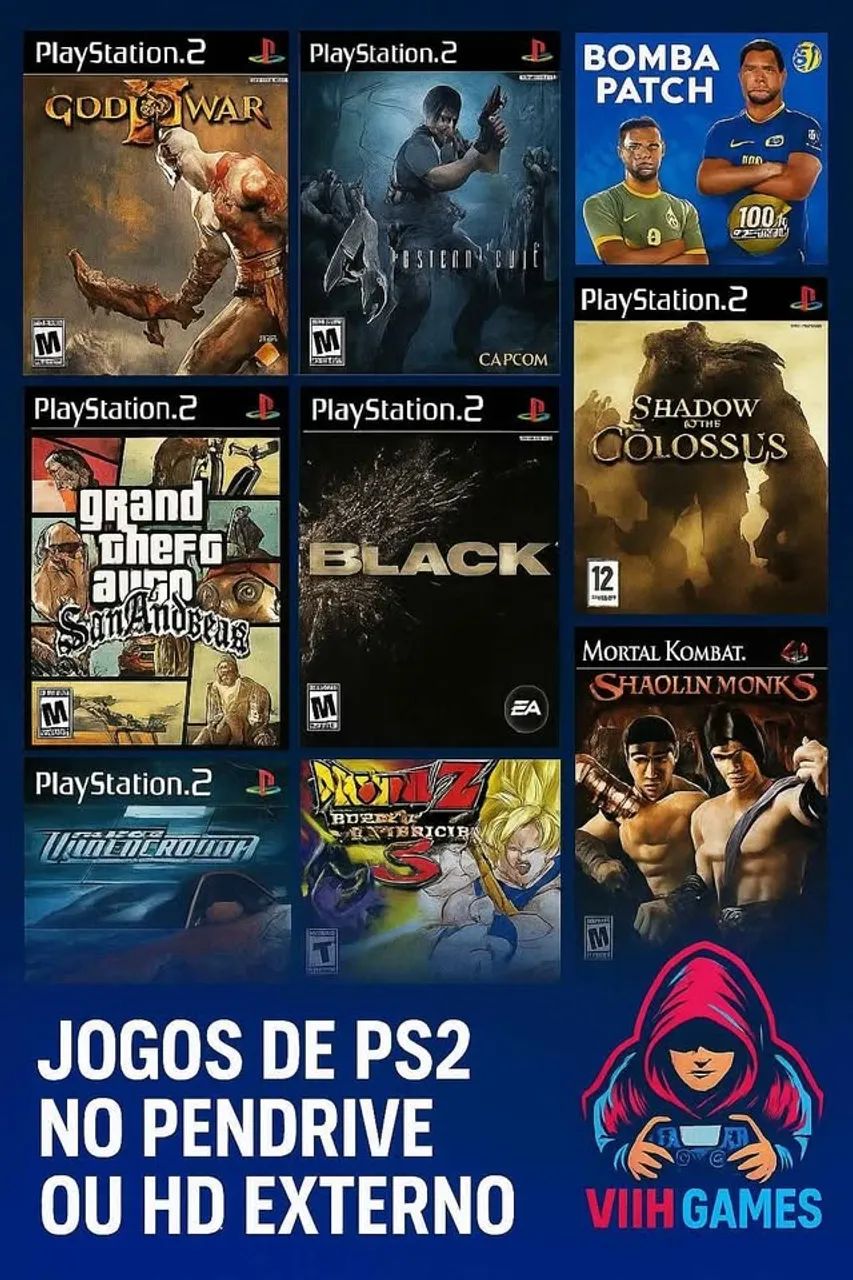 JOGOS VIA PENDR/VE [PS2]