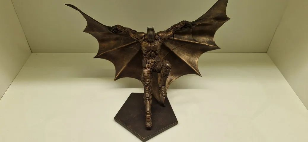 Batman Iron Studios Arkham Bronze Exclusiva Rock In Rio 2017 - Foto 3