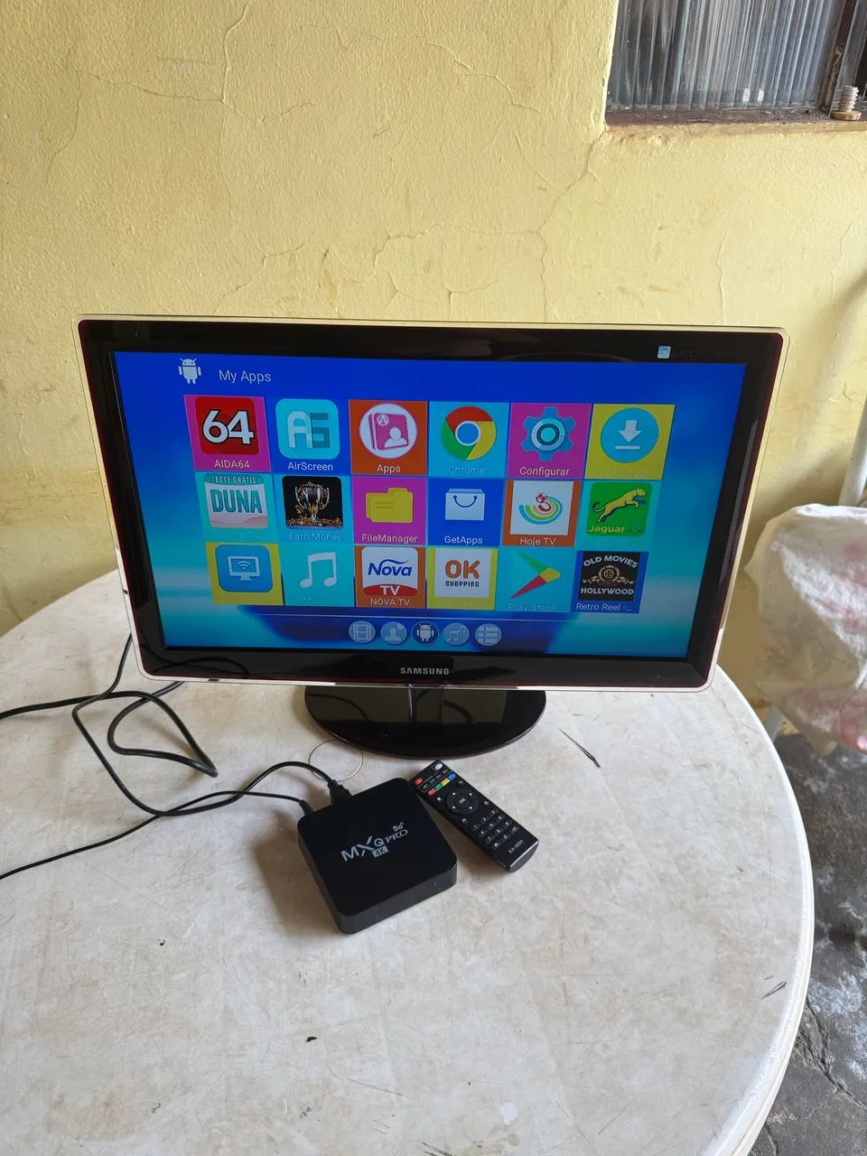 Tv Samsung 28 polegadas + aparelho smart  - Foto 4