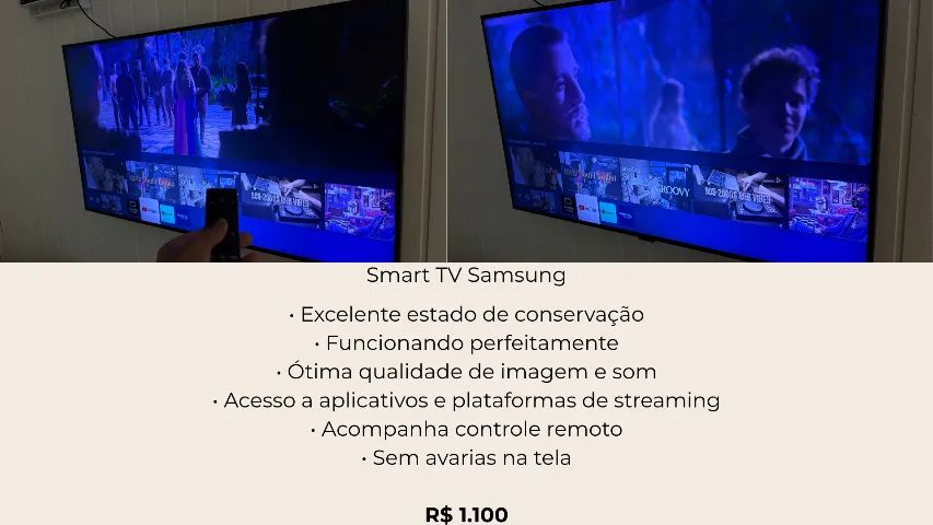 Smart Tv 43 polegadas Samsung 