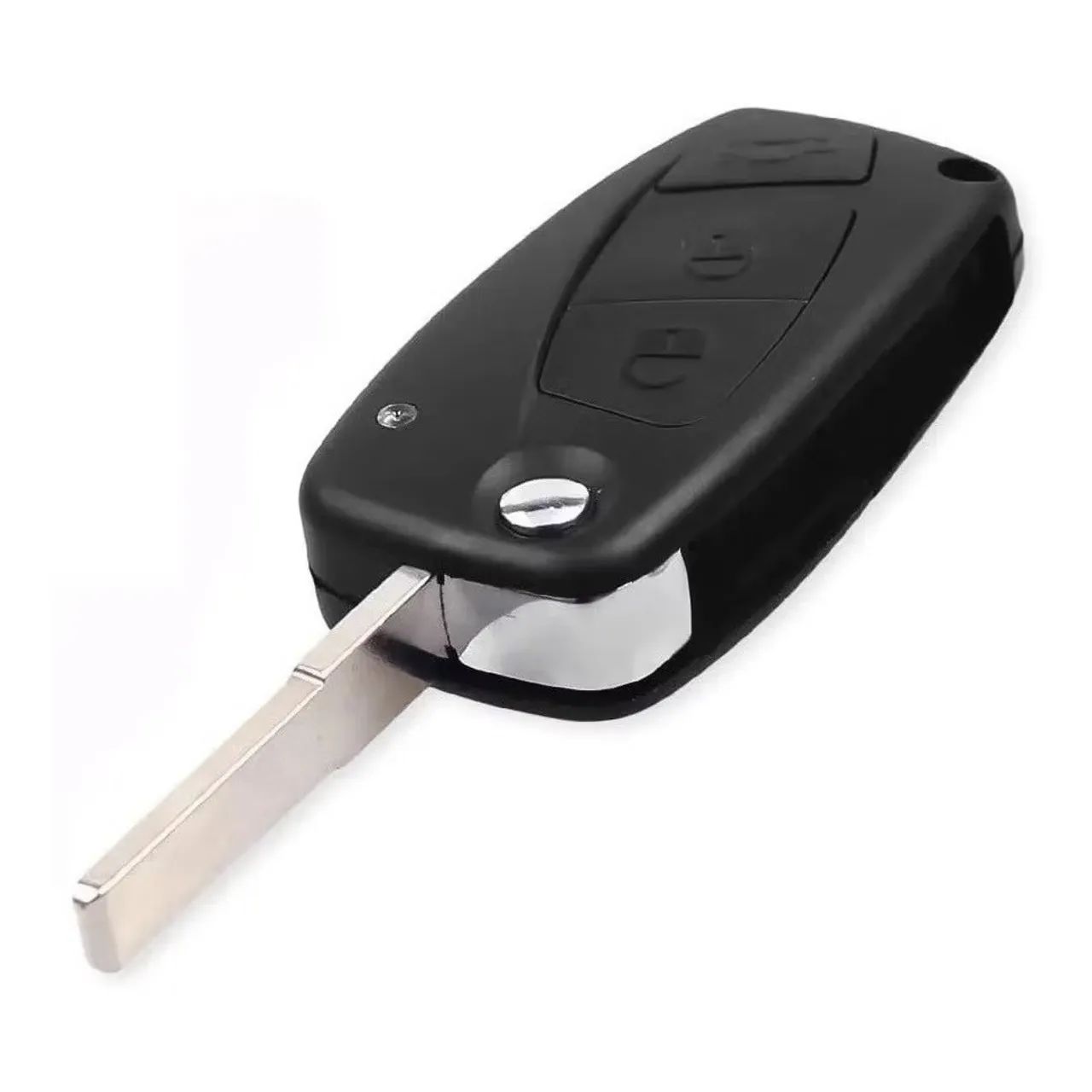 Chave Canivete Capa Carcaça Fiat Uno Stilo Punto Linea Idea Kit Bateria  - Foto 3