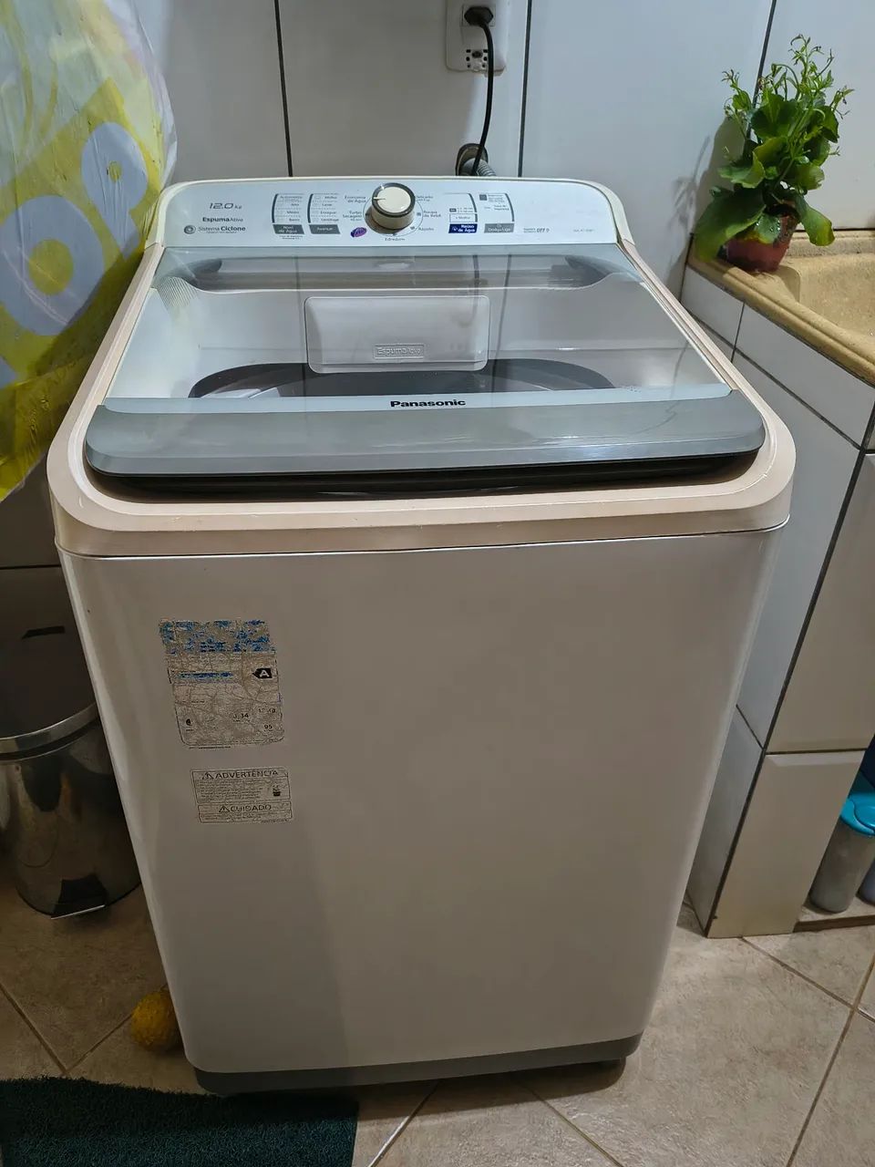 Máquina de lavar Panasonic 12 kg - Foto 3