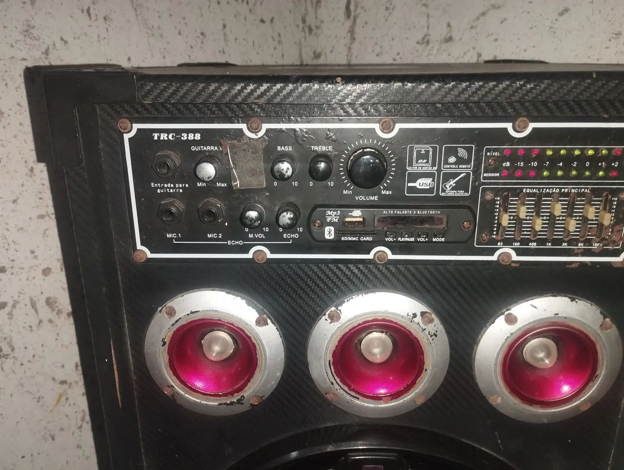 Vendo Caixas de som amplificador trc  - Foto 2
