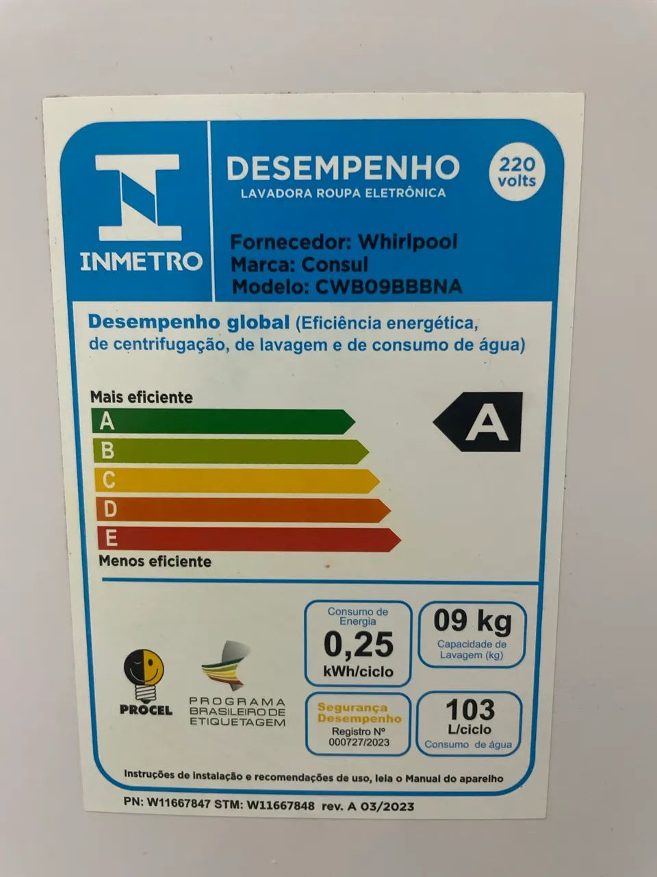 Geladeira Brastemp 
