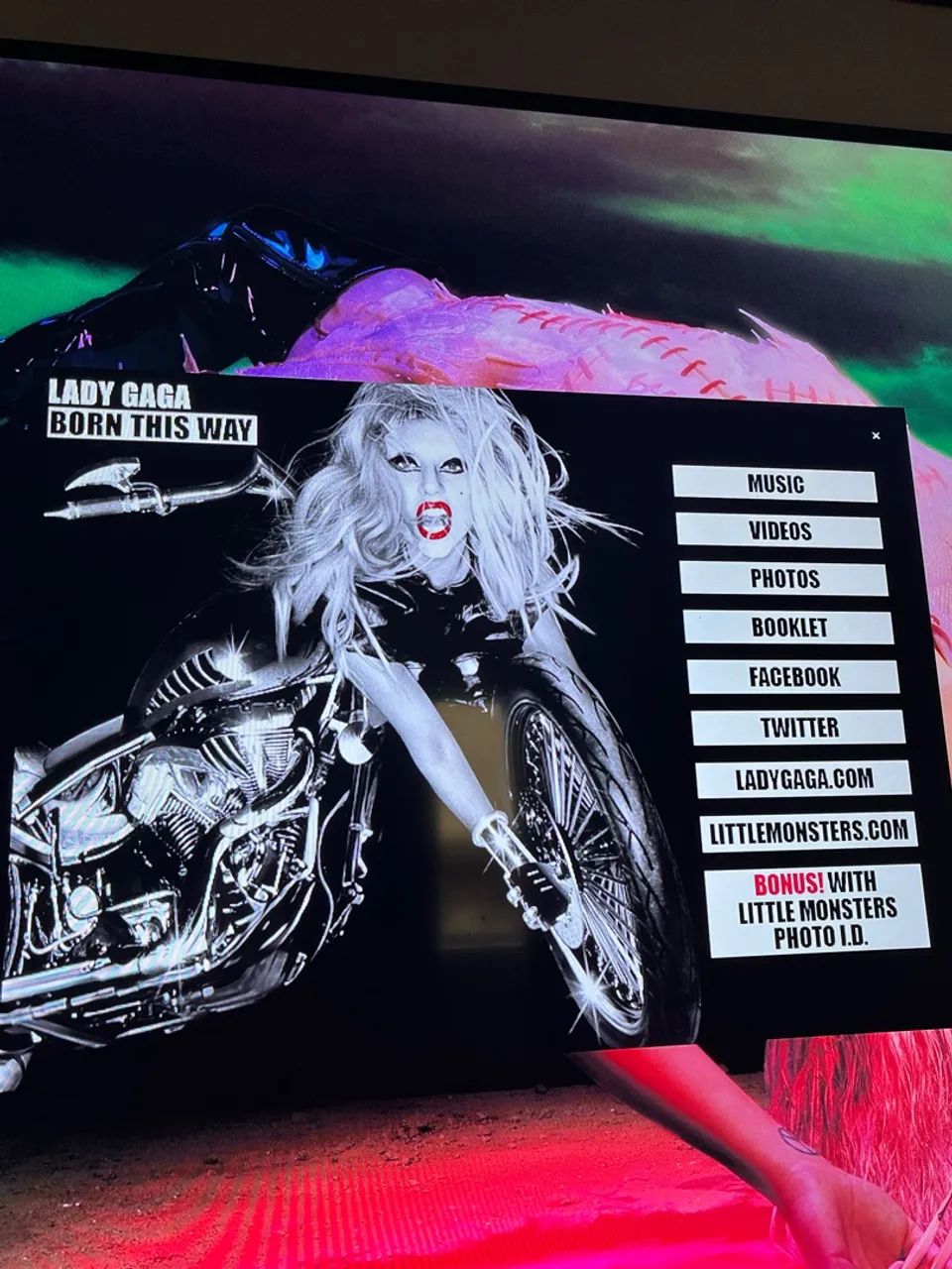 Lady Gaga Born This Way USB (SEM CAIXA) - Foto 4