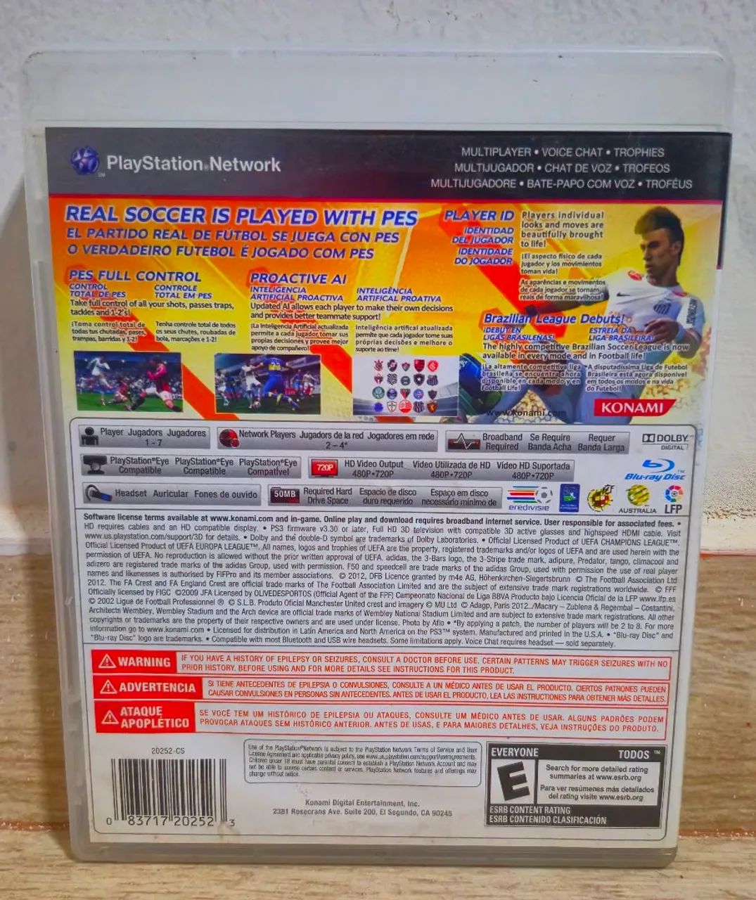 Pro Evolution Soccer 2013 para a plataforma PlayStation 3, - Foto 2