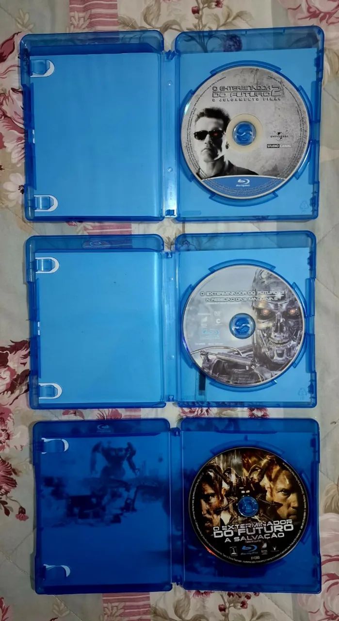 Blu-rays O Exterminador do Futuro 2, 3 e 4 - Edições Raras e Especiais!! - Foto 3