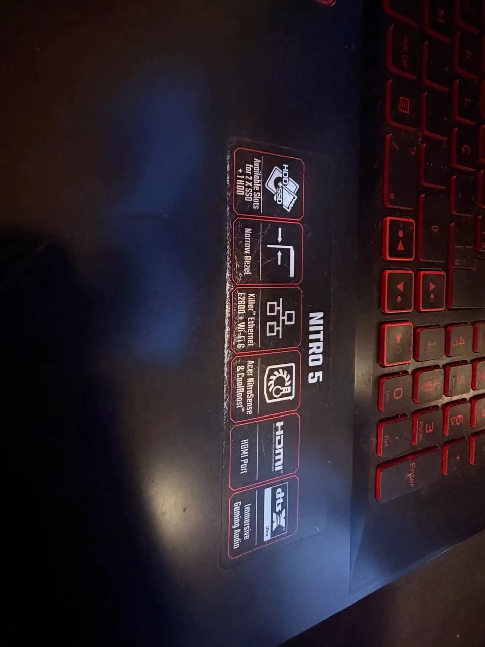 Notebook Acre nitro placa queimada - Foto 3