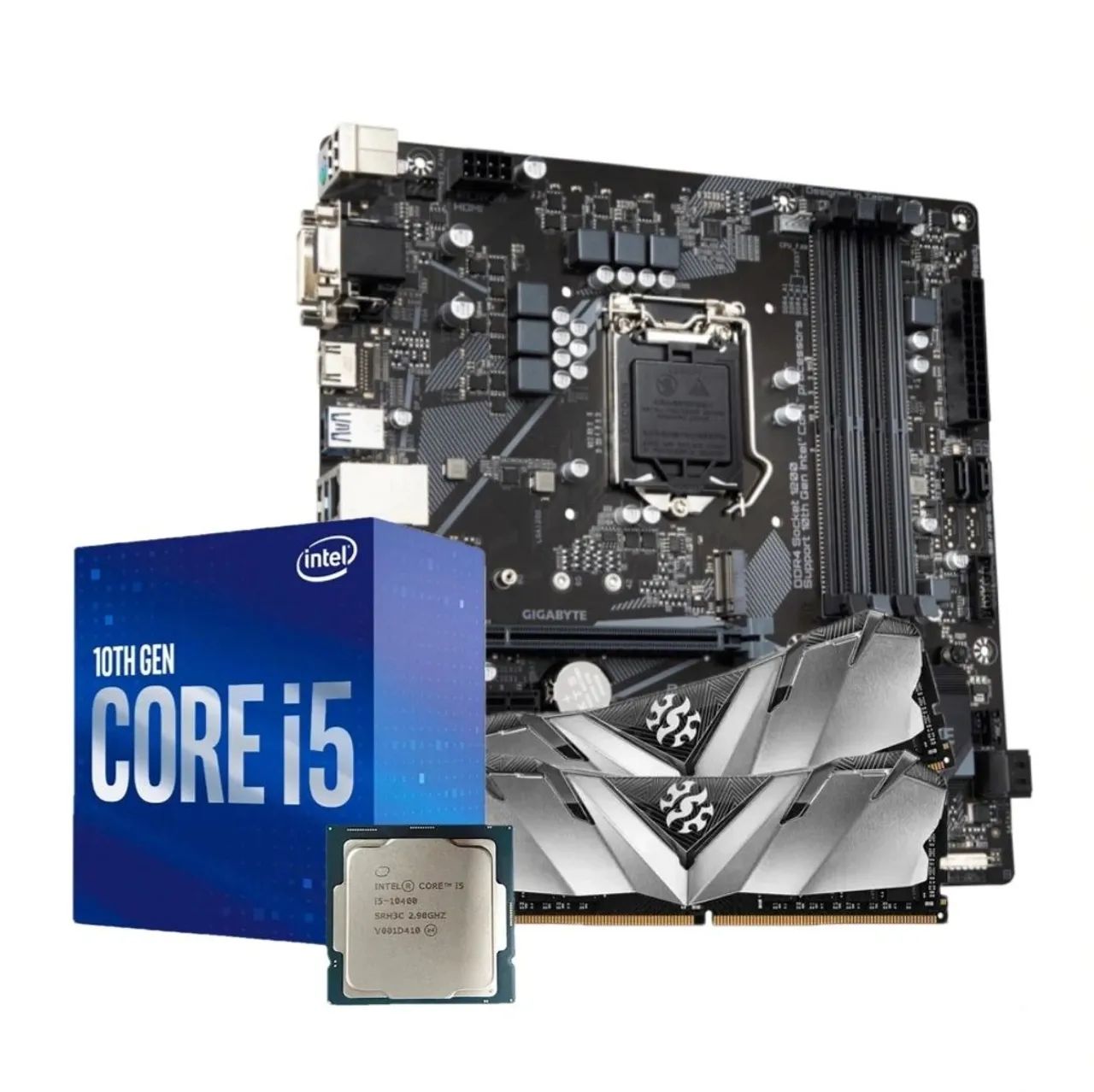 I5 10400f + B460m + ram ddr4 16gb / parcelo e entrego