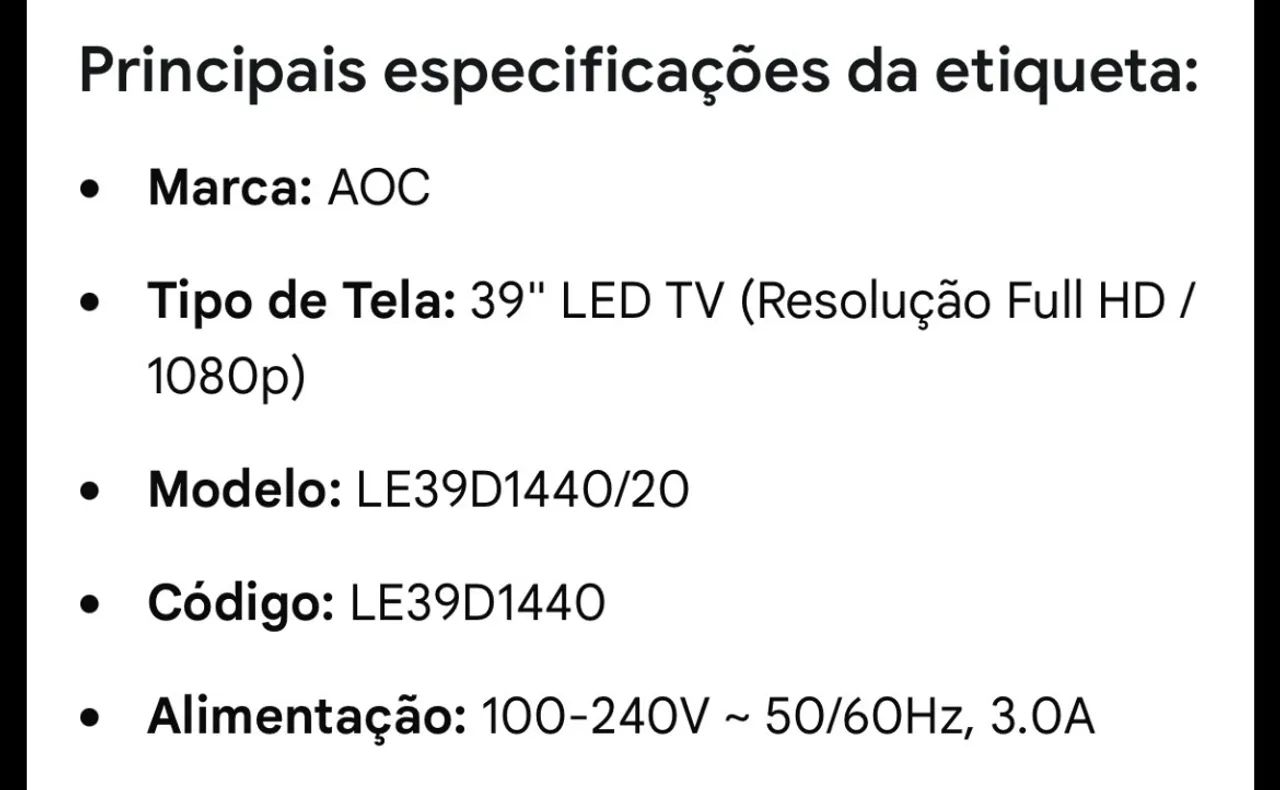 TV led 39 - Foto 4