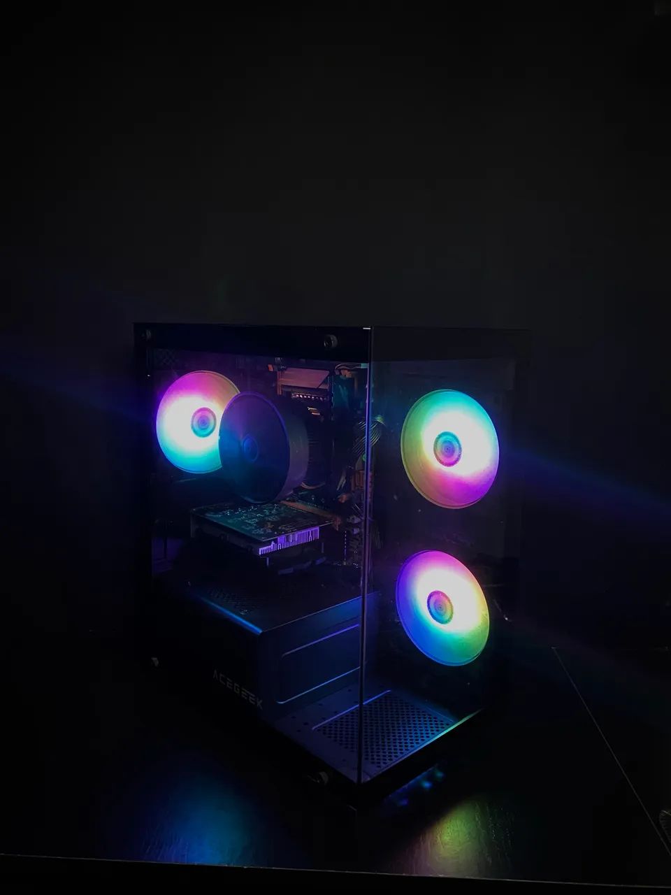 PC GAMER 2680v4 PRETO 16gb RAM RX 580 8GB SSD 256GB FAÇO ENTREGA - Foto 3