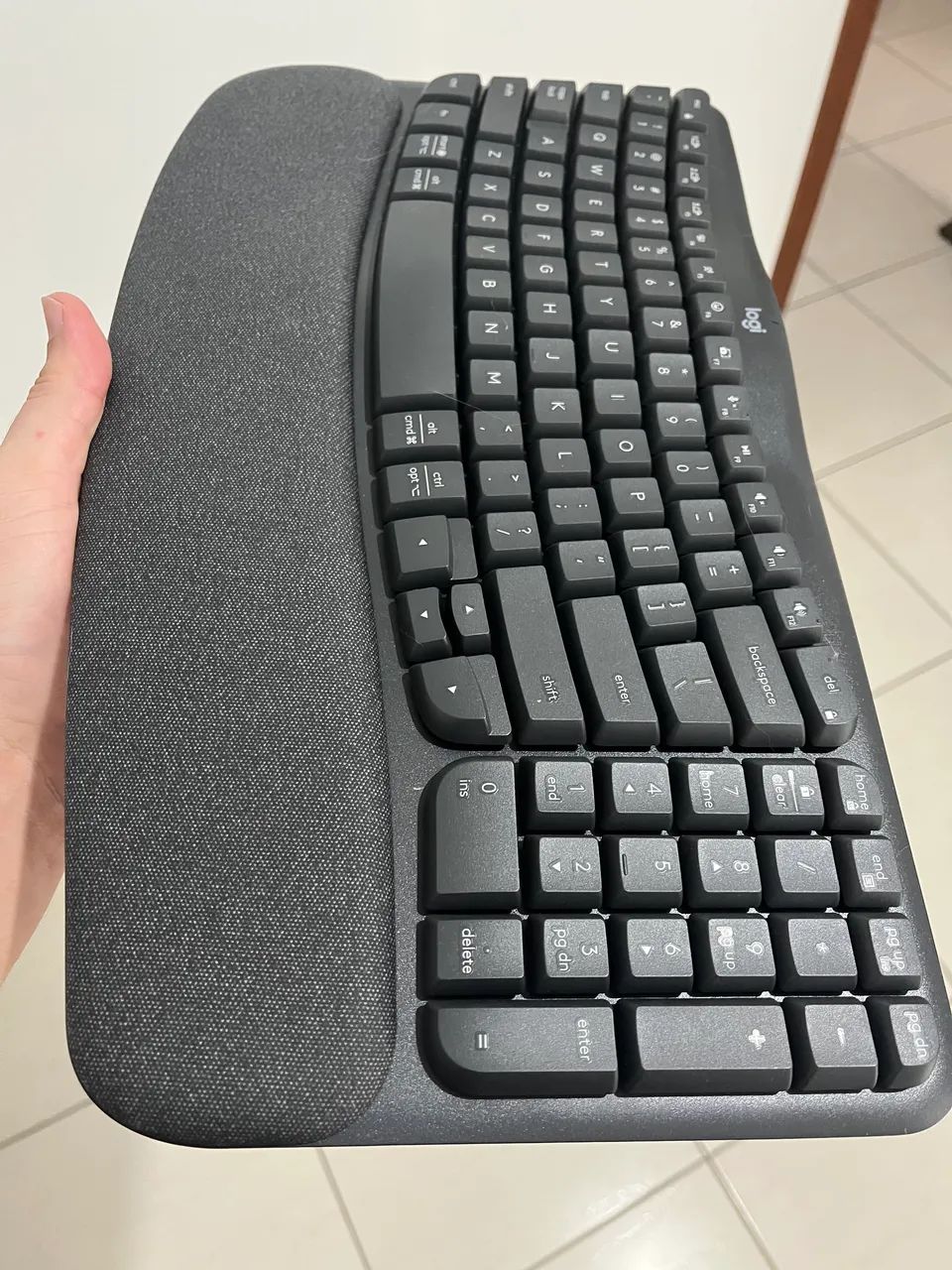 Vendo teclado ergonômico sem fio Logitech  - Foto 5