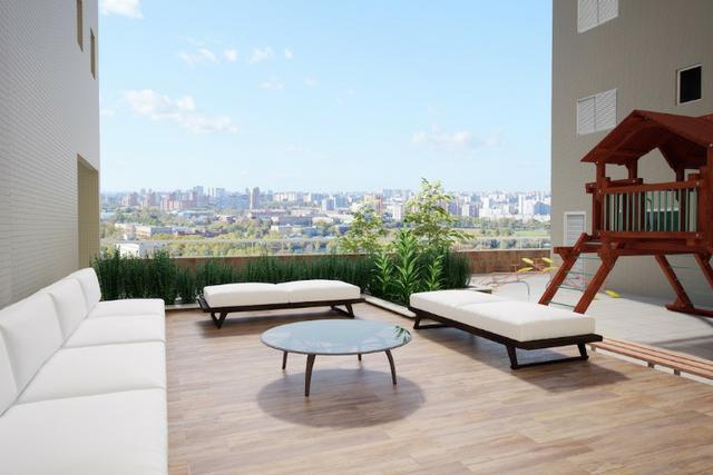 Magnifico 2 dorm 2 vagas privativas sacada gourmet 16 mil de entrada frente pro mar - Foto 2