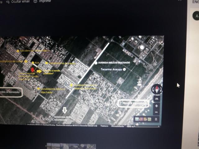 Área (terreno) comercial na Av. Melício Machado med. 108 m x 822,80 m - Foto 4