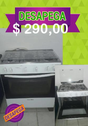 Fogão 5 bocas branco semi novo Uppp Desapega