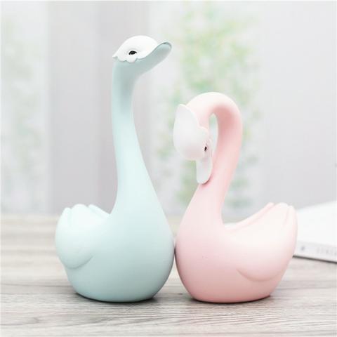 Cofres Decorativo Cisne em Cerâmica (Duas Peças) - Foto 4