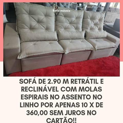 Sofa de 2.90m em até 10 x sem juros no cartão!!