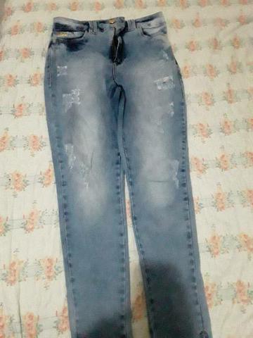 3 Calça jeans número 38 e 1 número 40 nova - Foto 2