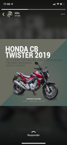 HONDA CB TWISTER 2019