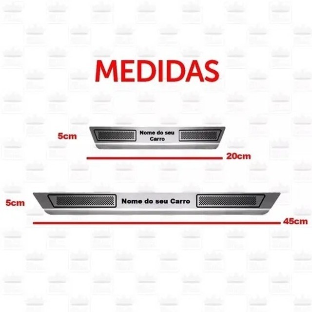 Aplique Soleira Aço Inox Fiat Cronos 2017/ - Foto 2