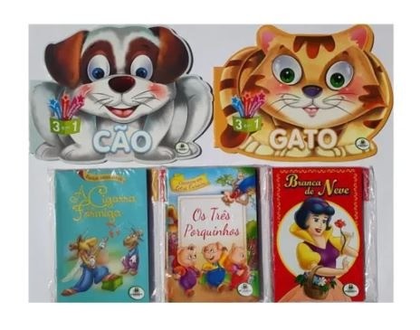 Kit 10 histórias infantis clássicas