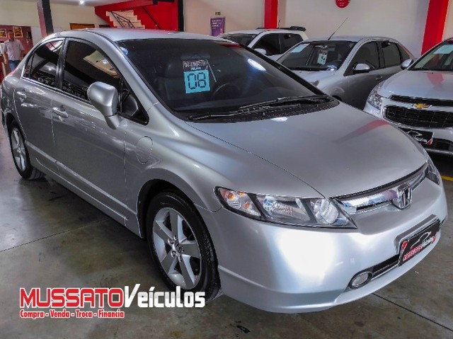 CIVIC LXS 1.8 FLEX 2008 AUTOMÁTICO