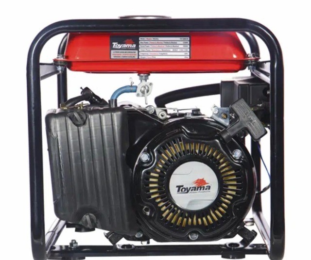 Gerador Gasolina 1.25 KVA 110/220V Toyama TG1300 CXR Partida Manual - Foto 2