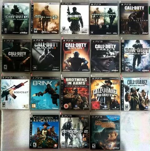 Jogos de Tiro / Guerra Original Ps3 - Ac cartão - Videogames - Bangu, Rio  de Janeiro 1256333377