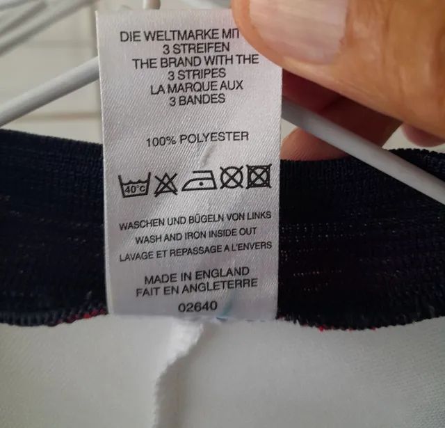 CAMISA SELECAO IUGOSLAVIA ADIDAS COPA 1998 FRANCA MADE IN ENGLAND NOVA FRETE GRATIS - Foto 5