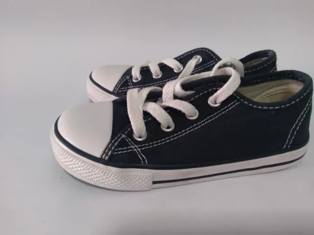 Tênis All Star Preto de Lona Infantil, Calçado Infantil para Meninas All  Star Usado 87003348