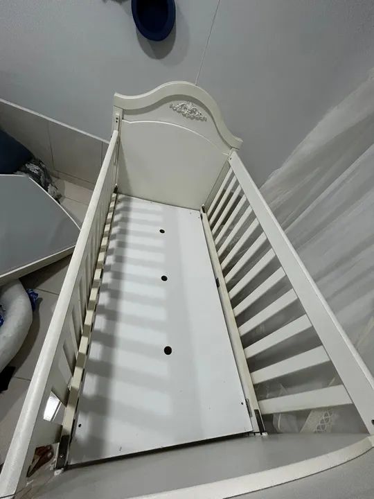 Berço infantil 100% madeira, lindo !!! - Foto 4