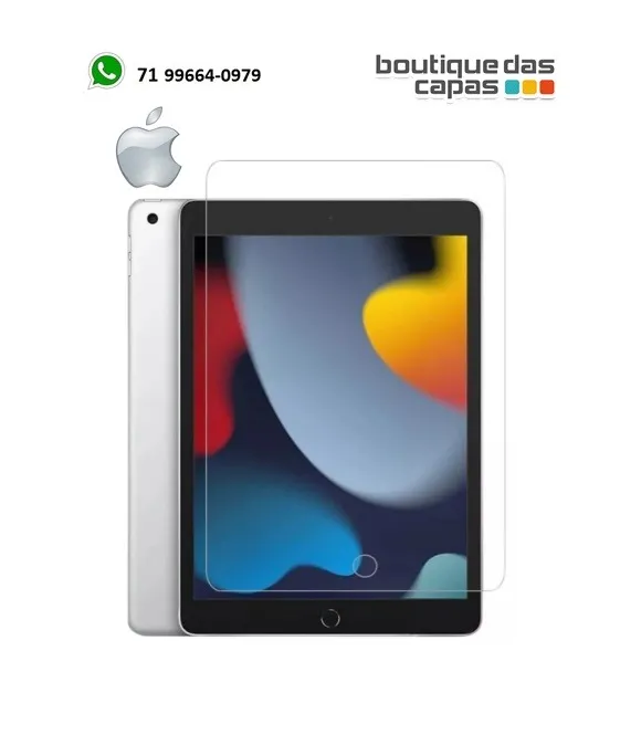Película vidro temperado iPad 7 8 9 Tela 10.2 2019 2020 2021 A2197 A2198 A2199