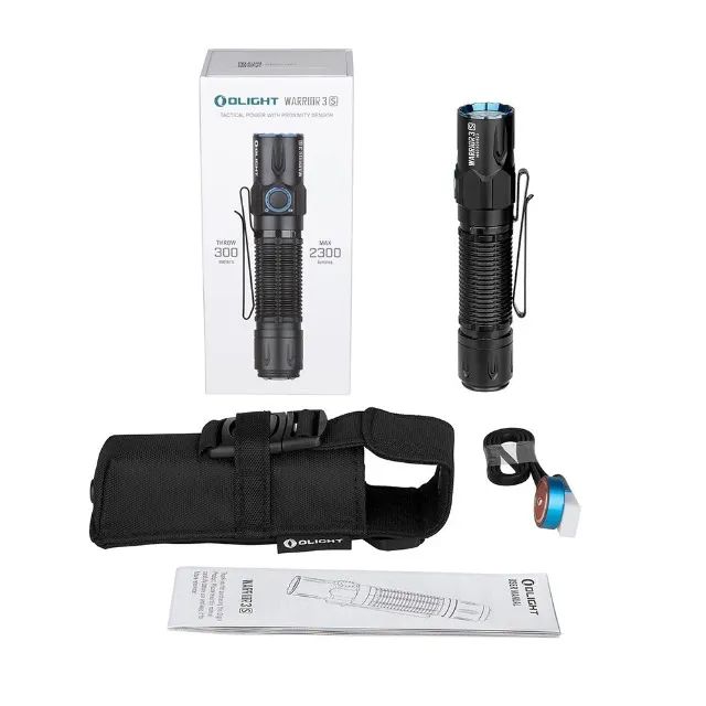 Lanterna Tática Olight Warrior 3 S 2300lm 300m Black - Foto 4